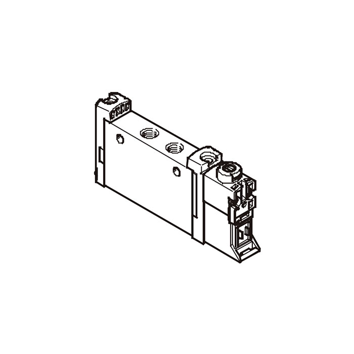 管式阀G1/8、两位五通阀，单电控，外先导、气复位、阀宽14 mm、 FV-L14-M52-AZT-G18、566508