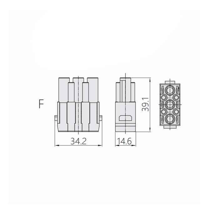 HM模块、母接插、HM-3/4-F、09140073101