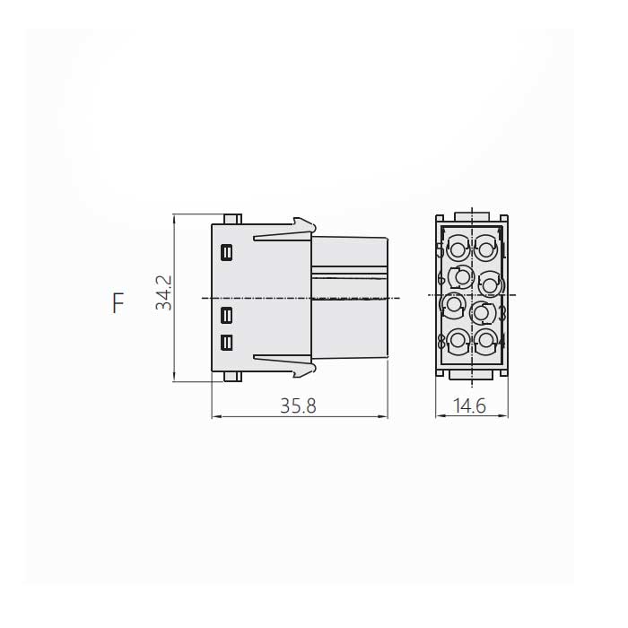 HM模块、母接插、HM-008-F、09140083141