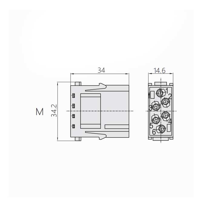 HM模块、公接插、HM-005-MS、09140052616