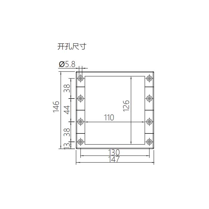 可开式 电缆穿线板KBL 24/24-2MT、 042227