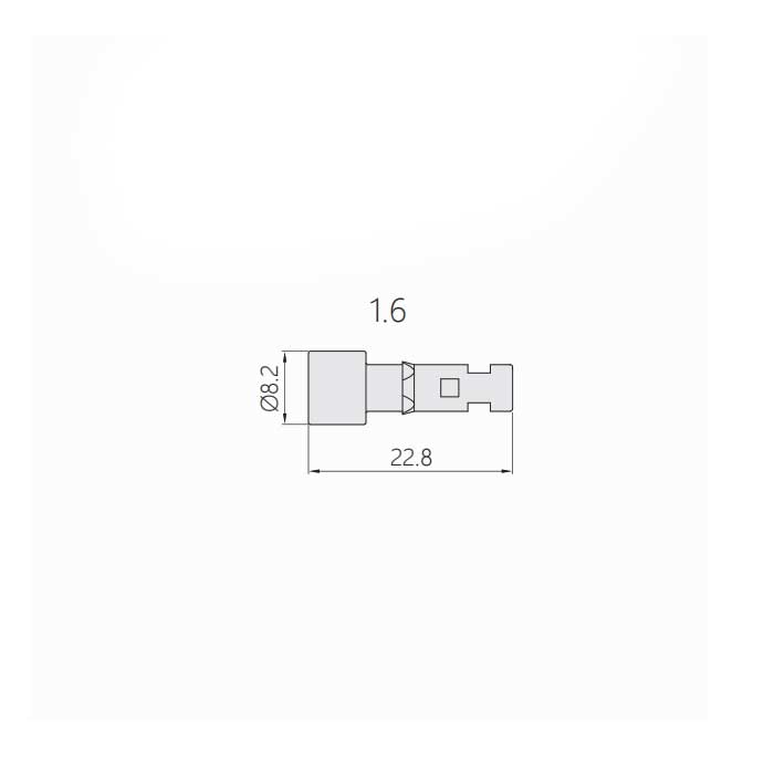 母气嘴、适用于软管内径Ø1.6mm、PENU-PA3-1.6F、09140006251