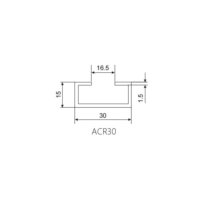铝导轨ACR30、63530000
